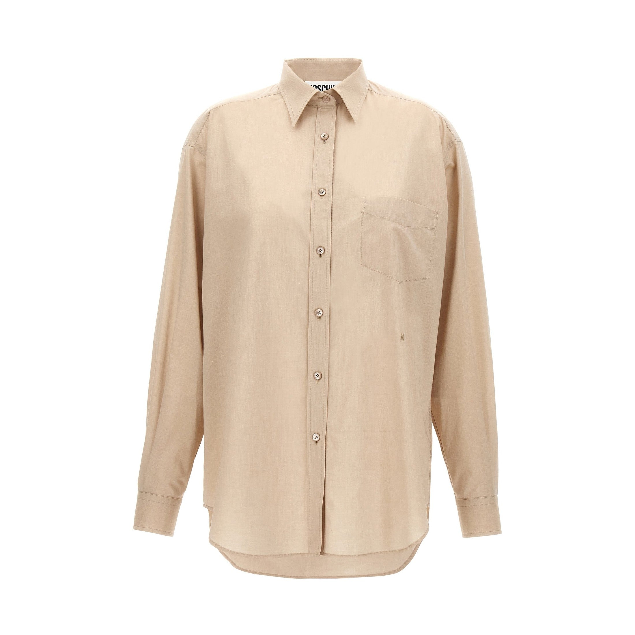 Moschino Beige Cotton Blouse