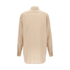 Moschino Beige Cotton Blouse