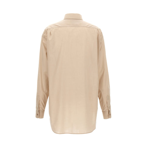 Beige Cotton Blouse
