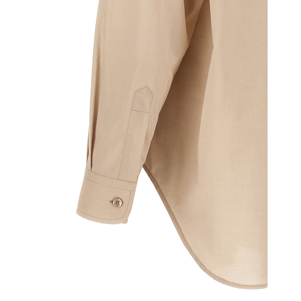 Moschino Beige Cotton Blouse