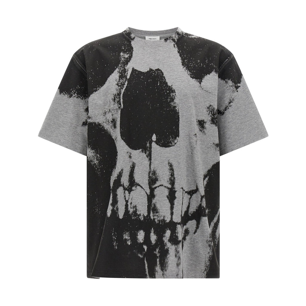 Alexander McQueen Gray Cotton T-Shirt