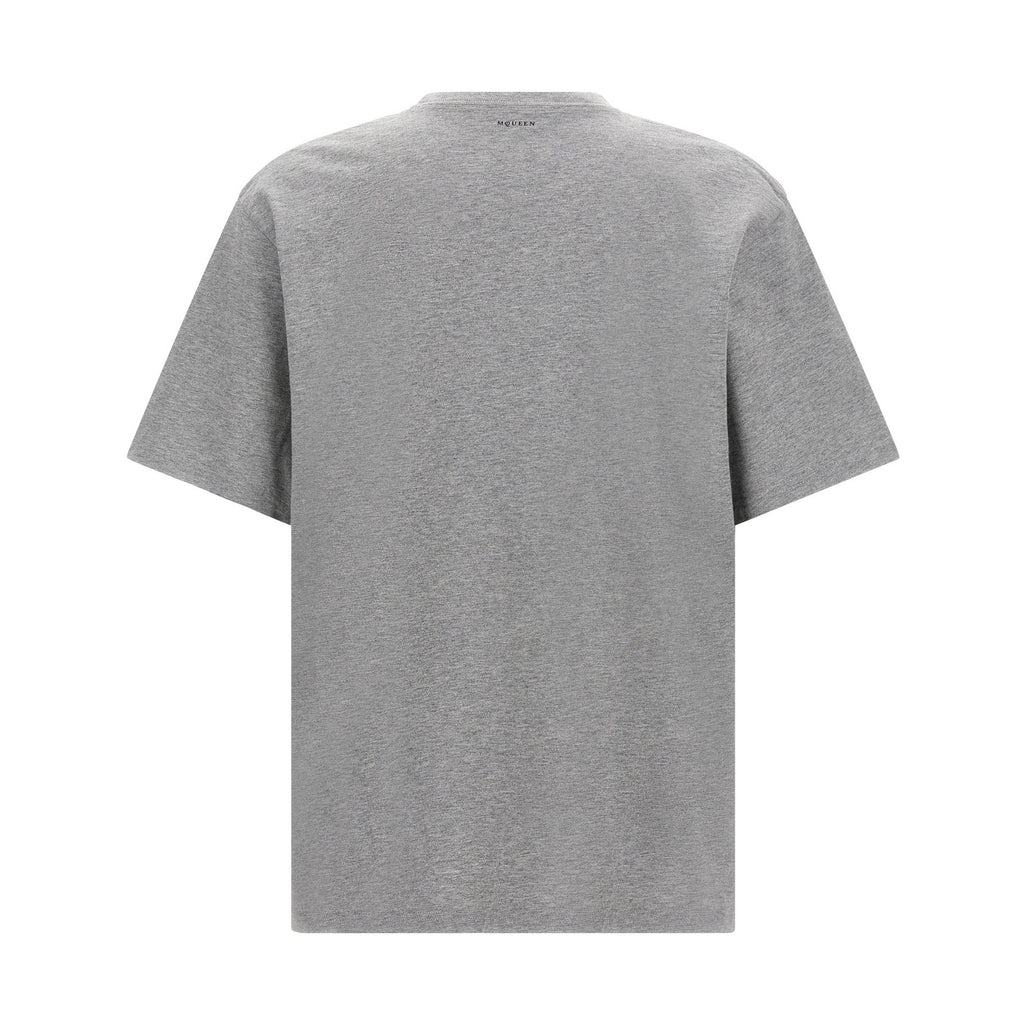 Alexander McQueen Gray Cotton T-Shirt