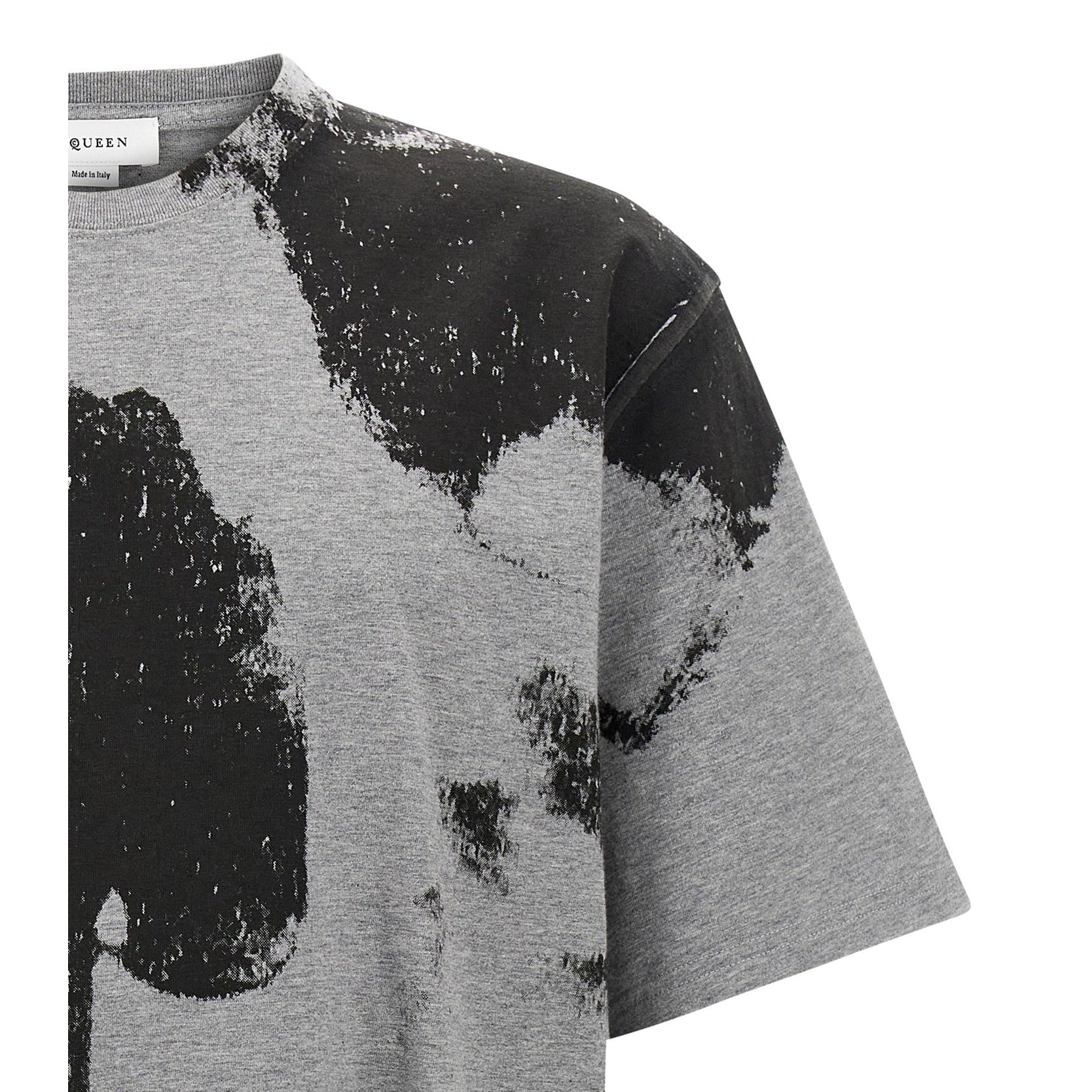 Alexander McQueen Gray Cotton T-Shirt