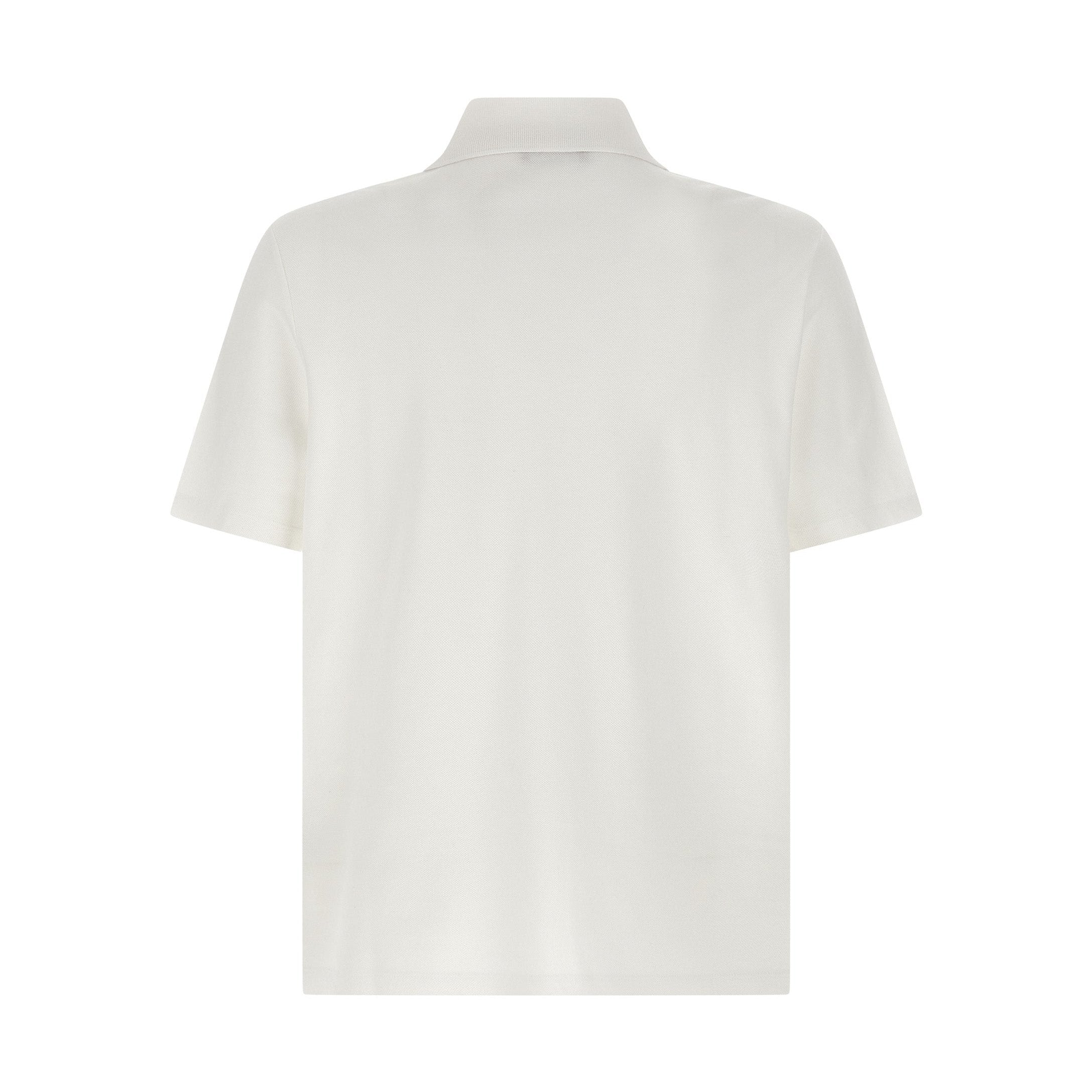 Balmain Bicolor Cotton Polo Shirt
