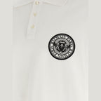 Balmain Bicolor Cotton Polo Shirt