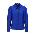 Carolina Herrera Blue Cotton Blouse