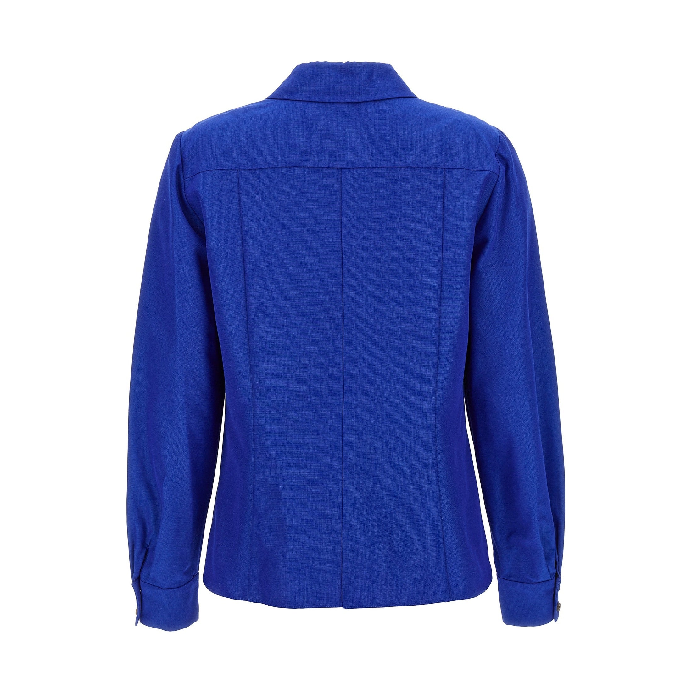 Carolina Herrera Blue Cotton Blouse