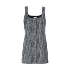 Ganni Multicolor Cotton Short Dress