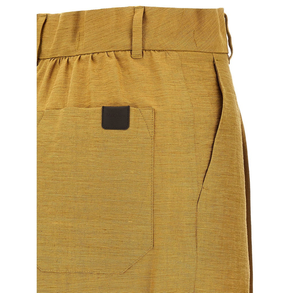 Max Mara Gold Fluorofiber Dress Pants