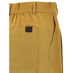 Max Mara Gold Fluorofiber Dress Pants