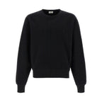 Saint Laurent Black Cotton Sweatshirt