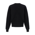 Saint Laurent Black Cotton Sweatshirt