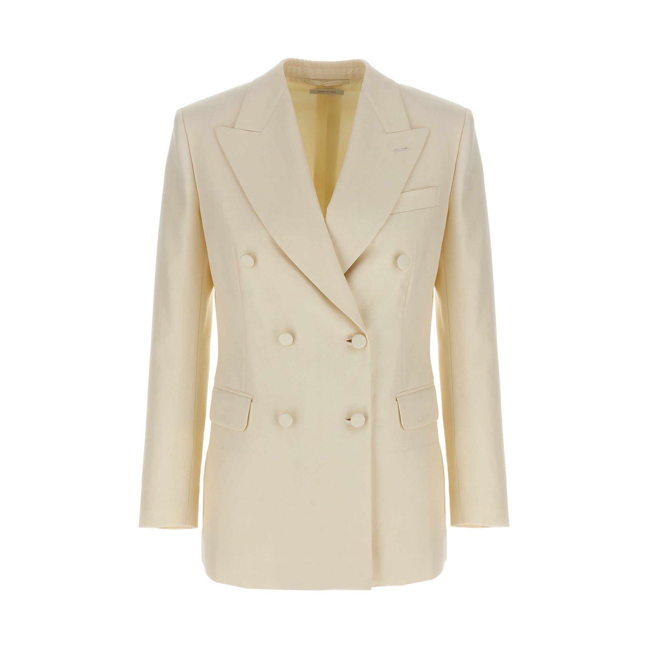Brioni White Wool Blazer