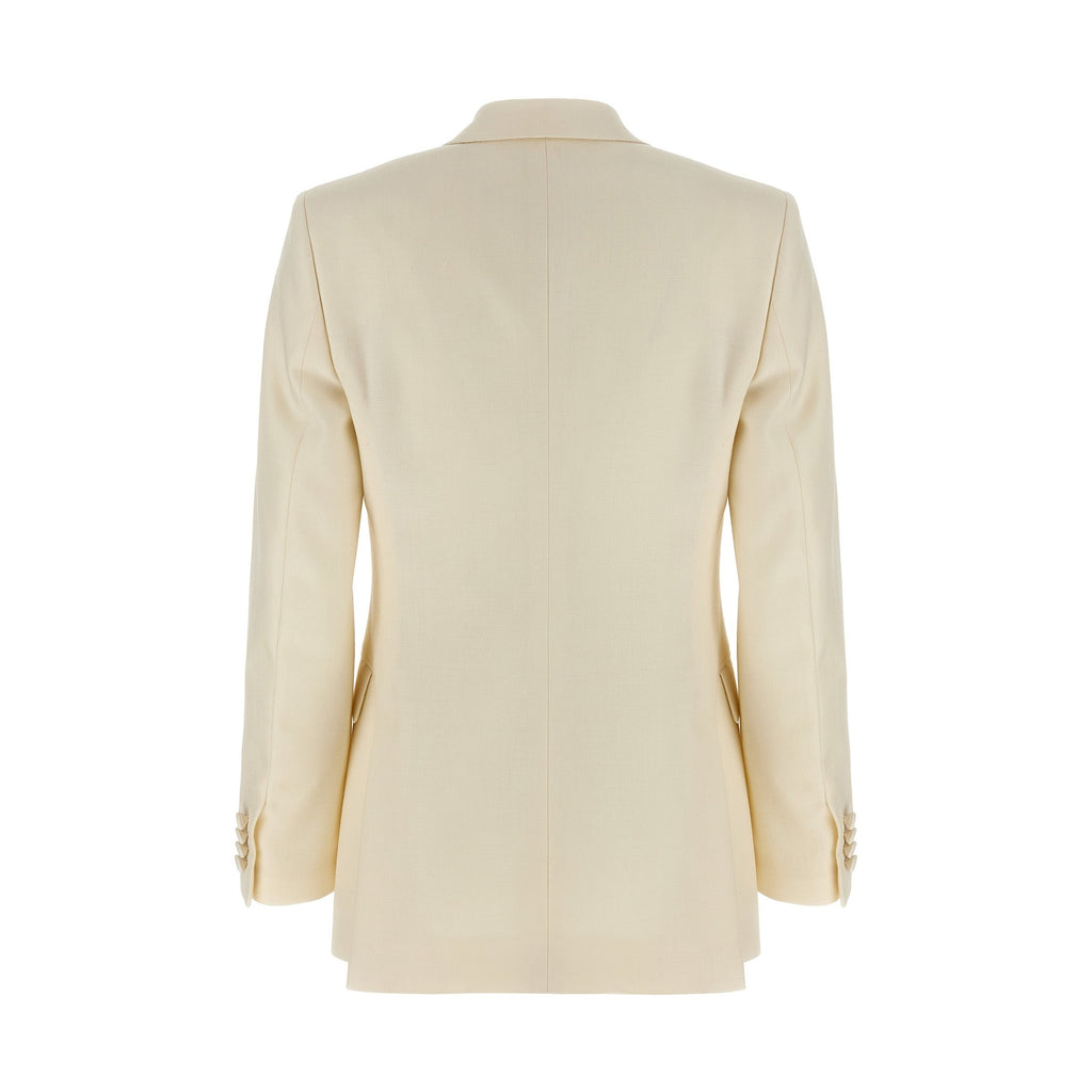 Brioni White Wool Blazer