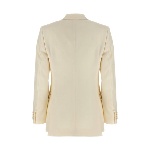 Brioni White Wool Blazer
