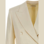 Brioni White Wool Blazer