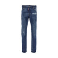 Dsquared² Blue Cotton Slim Fit Jeans