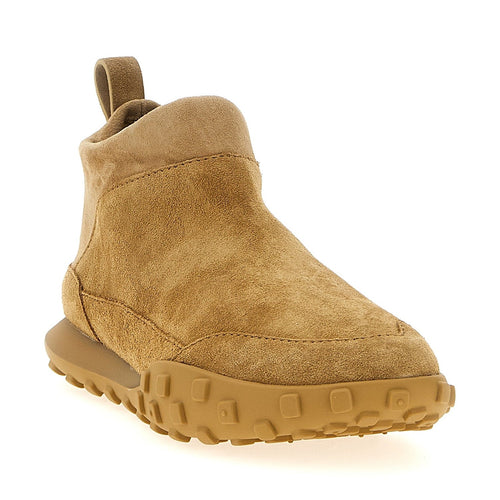 Beige Calfskin Sneakers