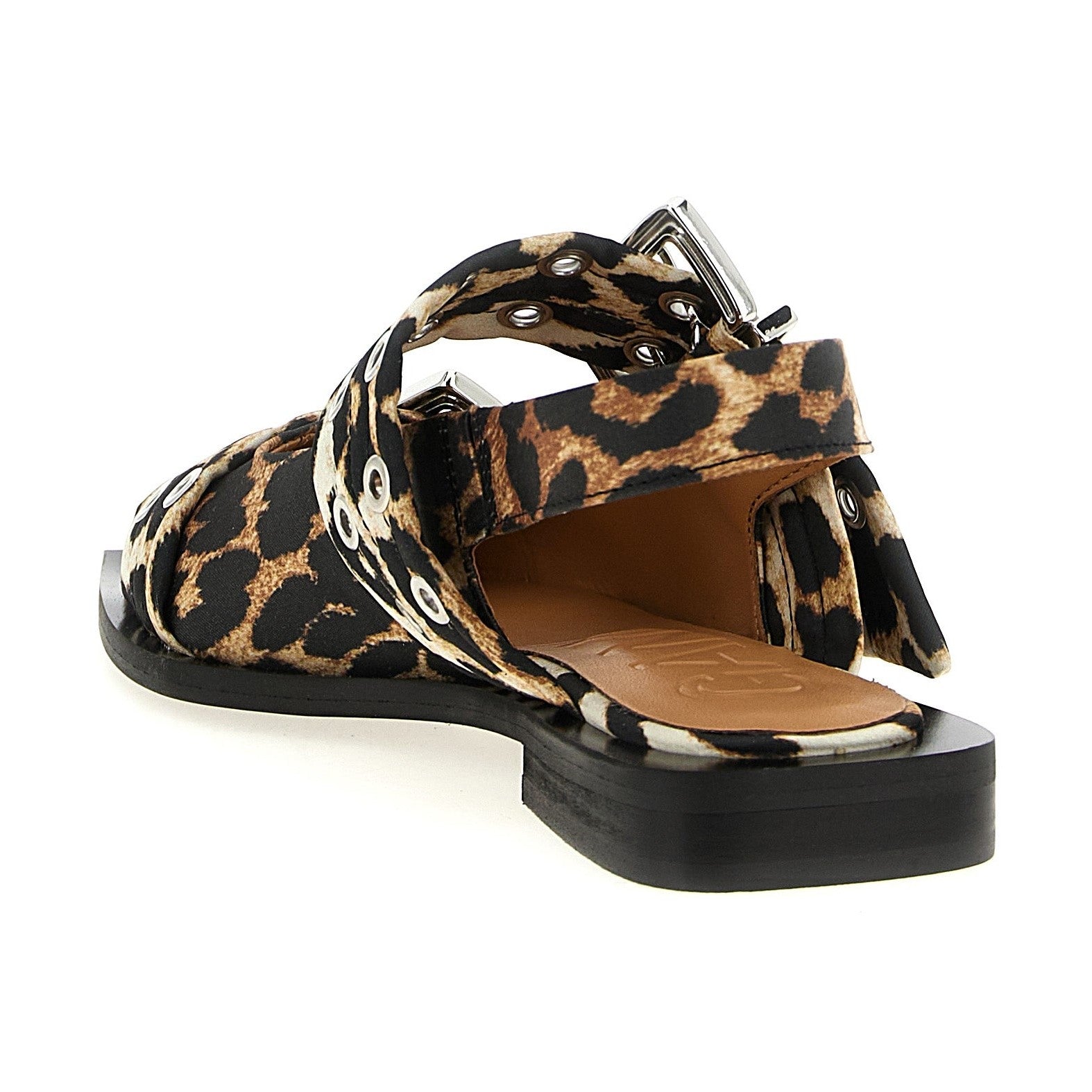 Ganni Multicolor Polyester Ballet Flats