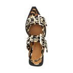 Ganni Multicolor Polyester Ballet Flats