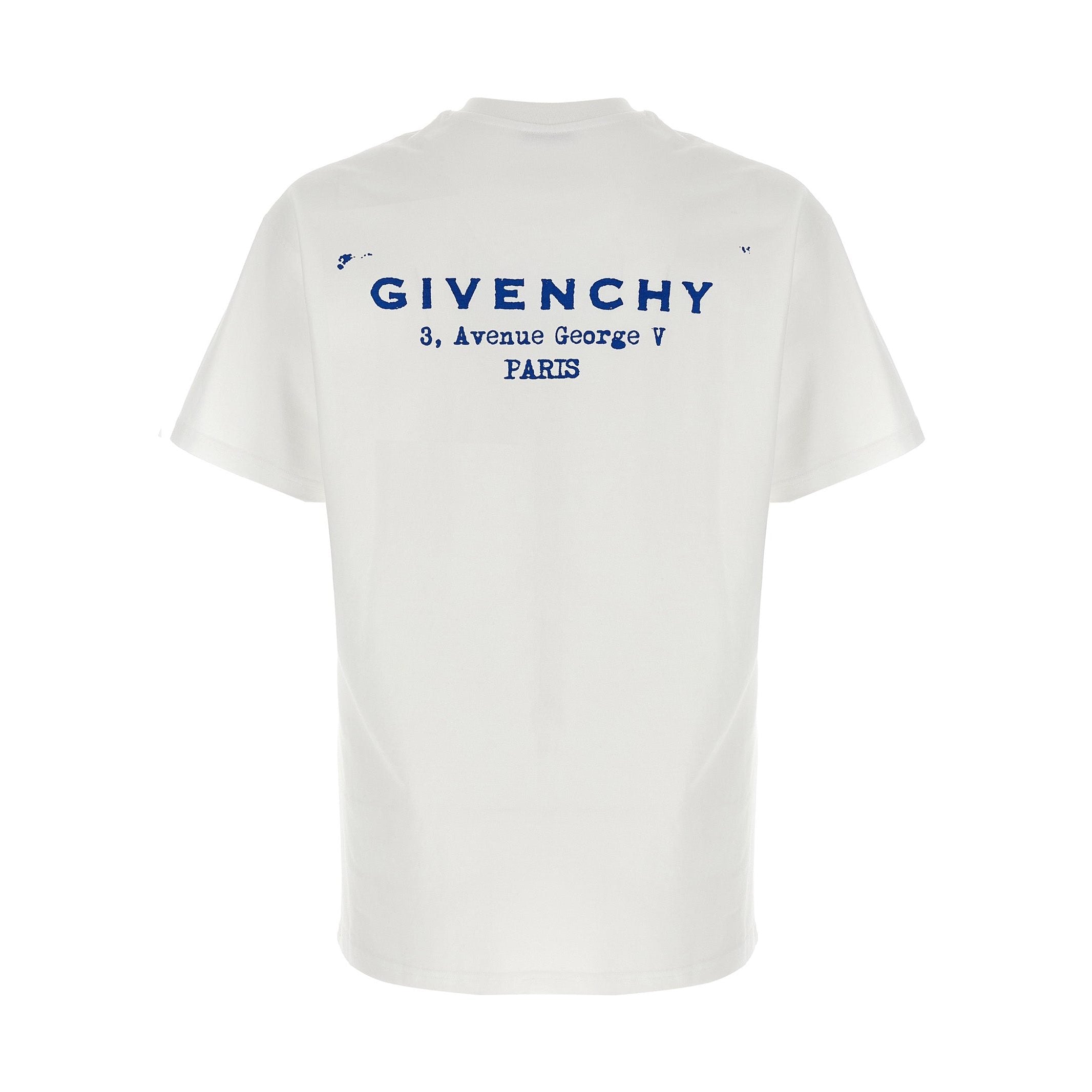 Givenchy White Cotton T-Shirt