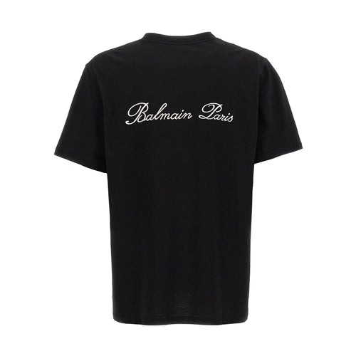 Balmain Bicolor Cotton T-Shirt