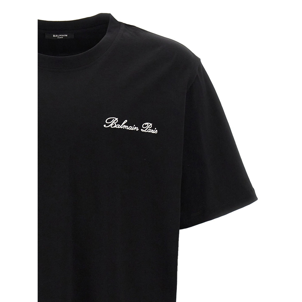 Balmain Bicolor Cotton T-Shirt