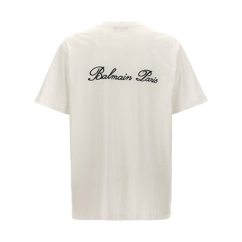 Balmain Bicolor Cotton T-Shirt