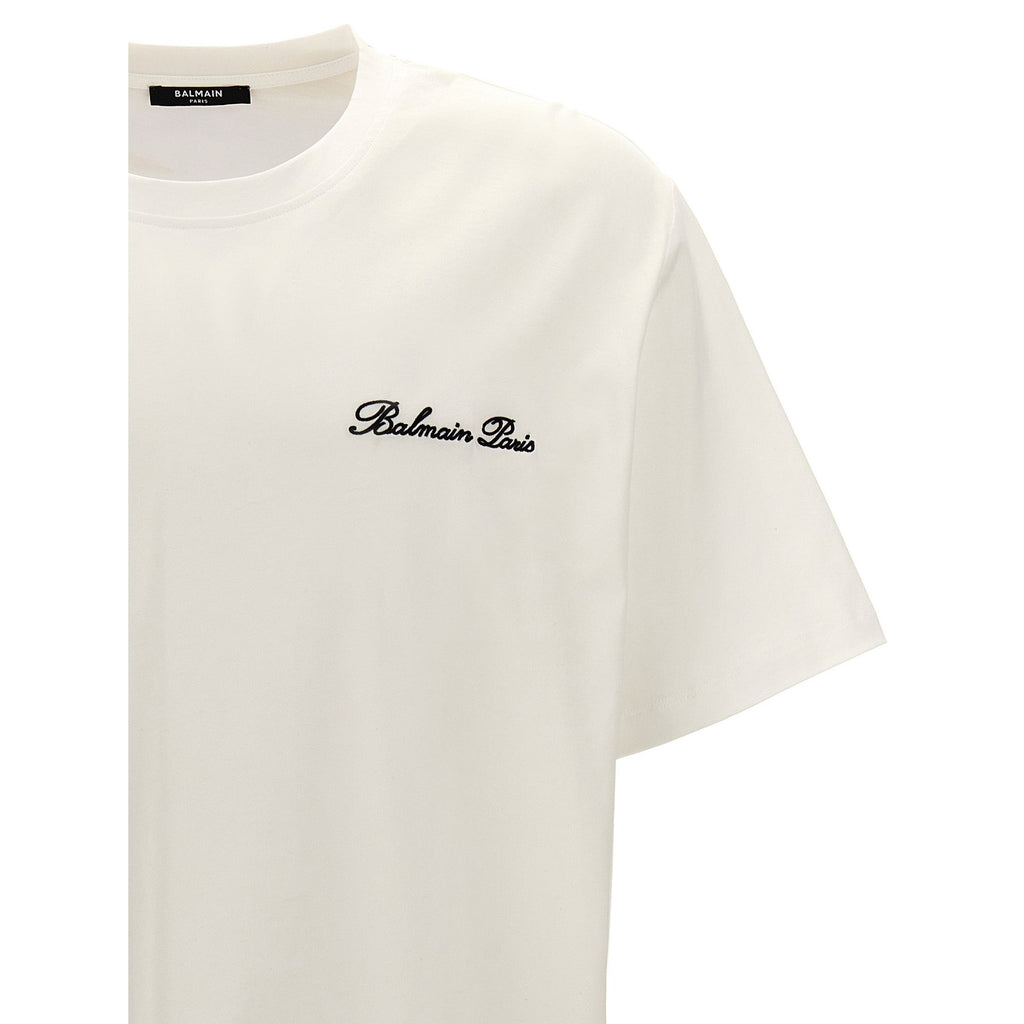 Balmain Bicolor Cotton T-Shirt