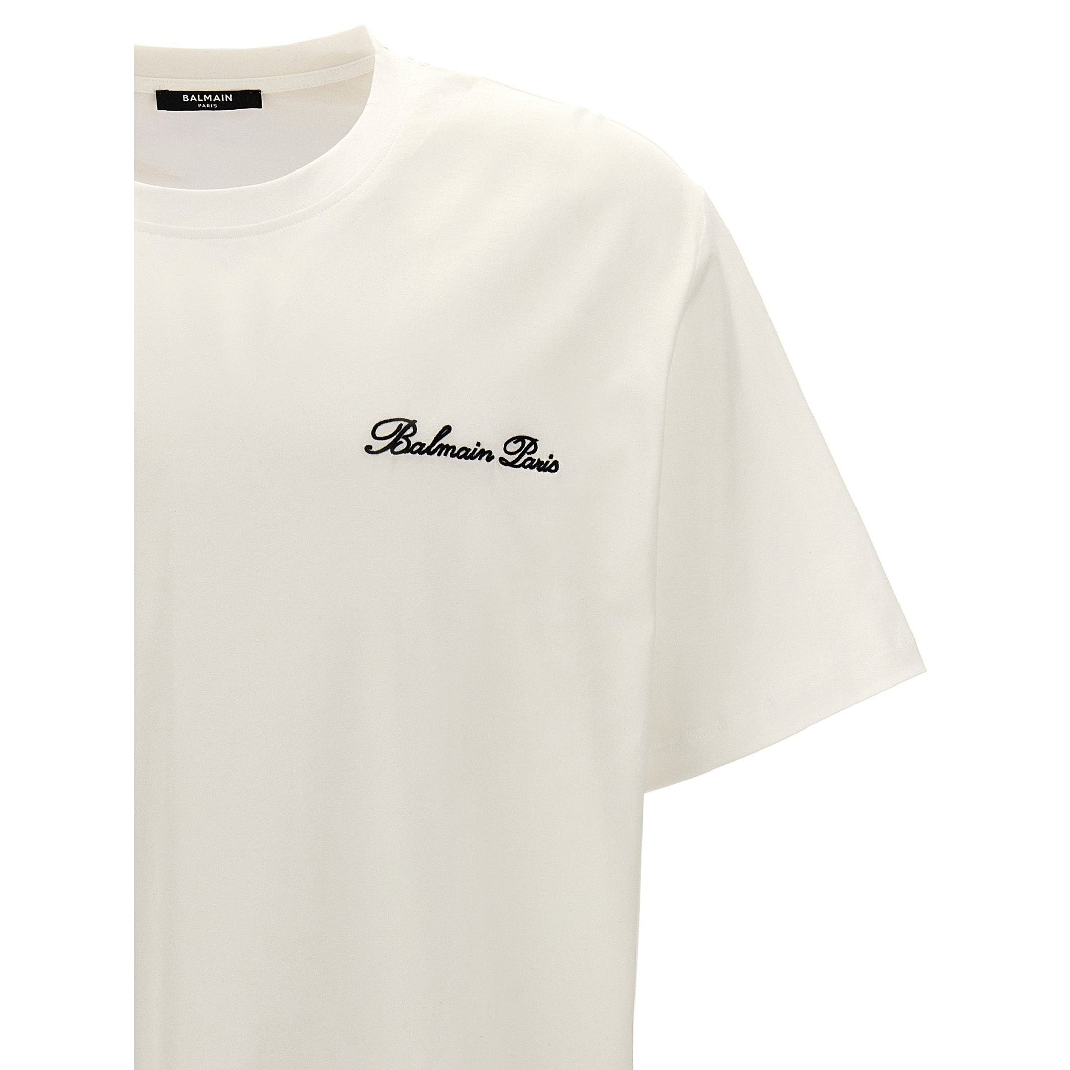 Balmain Bicolor Cotton T-Shirt