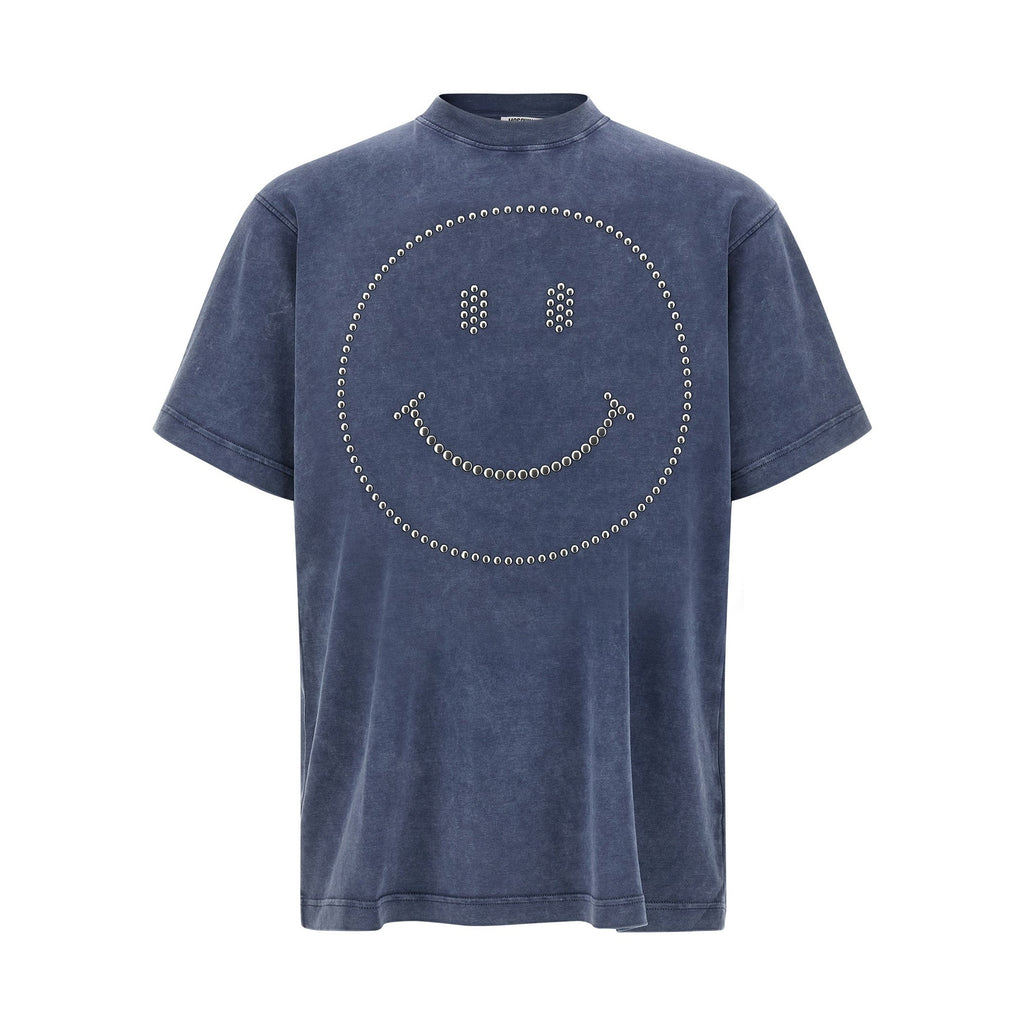 Moschino Blue Cotton T-Shirt
