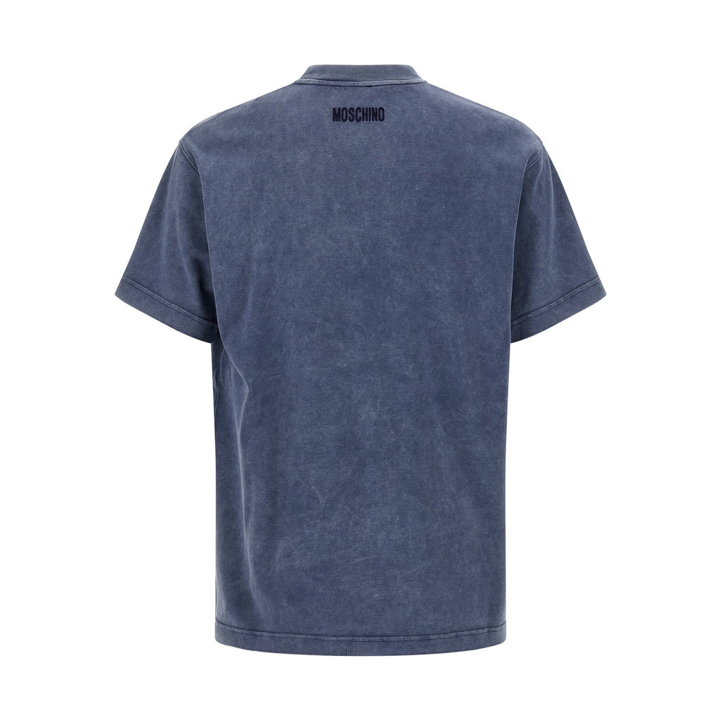 Moschino Blue Cotton T-Shirt
