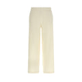 Max Mara White Silk Casual Pants