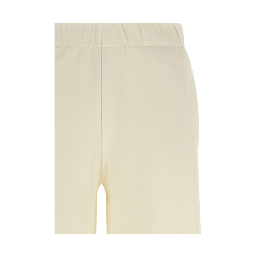 Max Mara White Silk Casual Pants