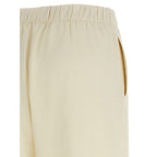 Max Mara White Silk Casual Pants