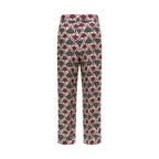 Max Mara Purple Silk Casual Pants