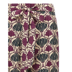 Max Mara Purple Silk Casual Pants