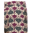 Max Mara Purple Silk Casual Pants