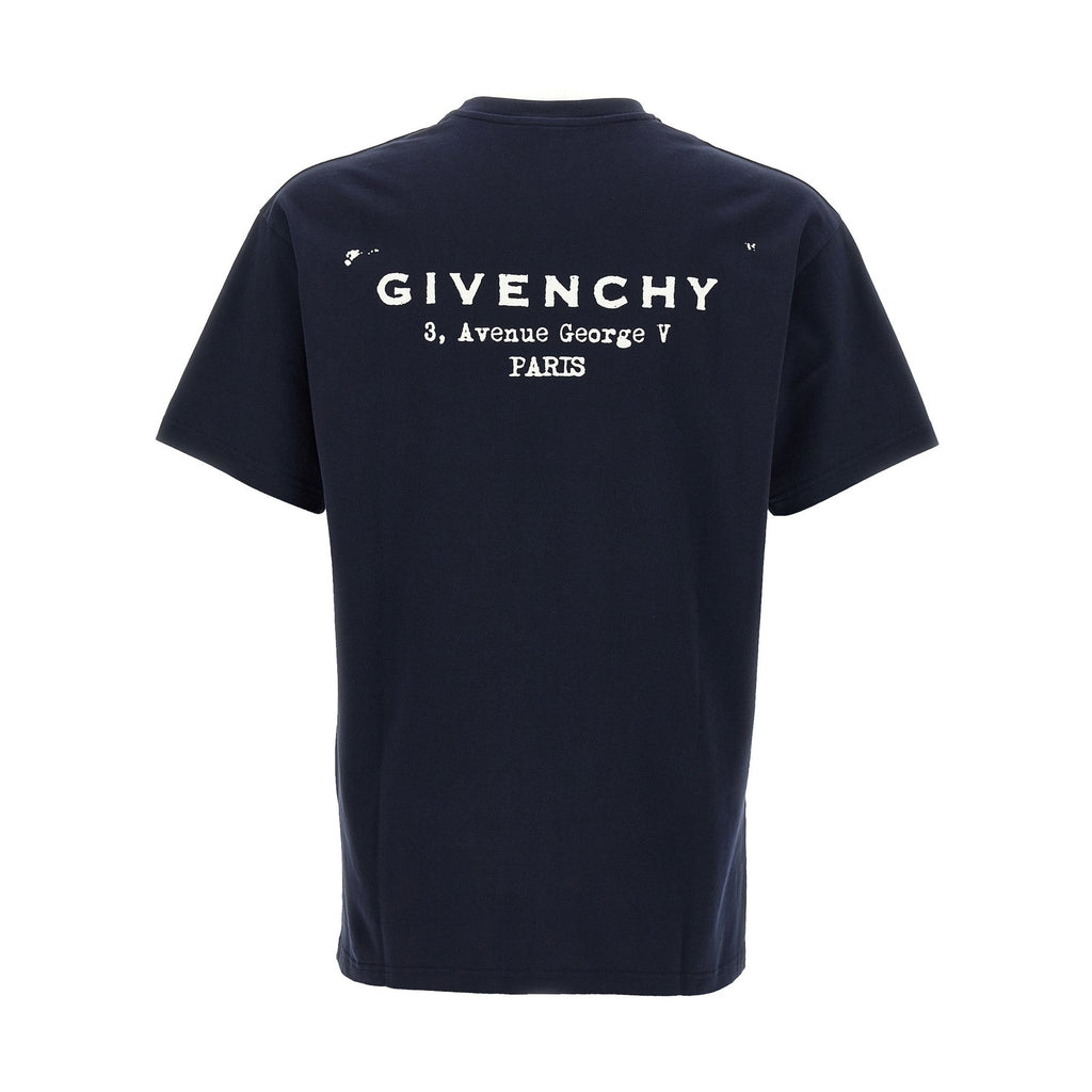 Givenchy Blue Cotton T-Shirt