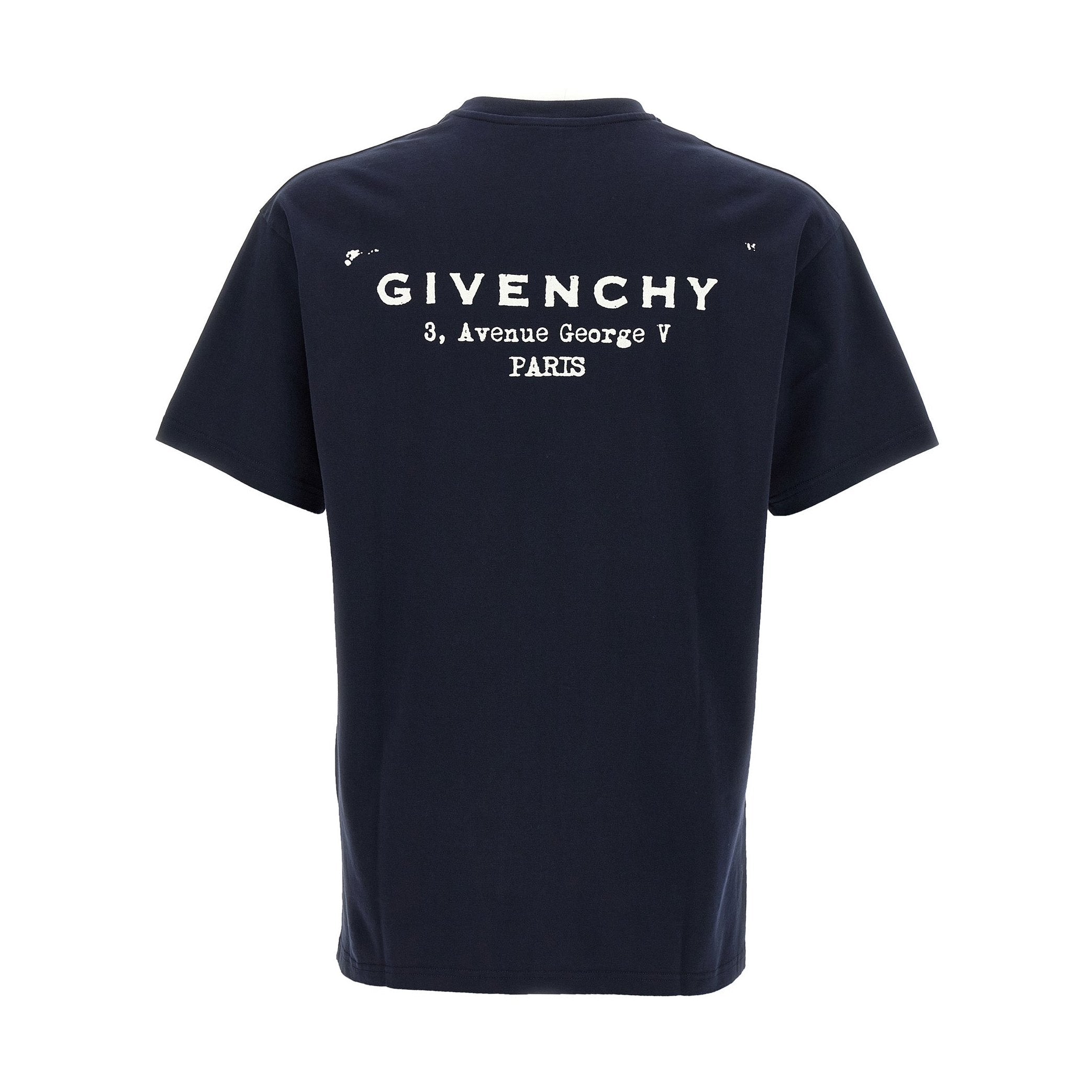 Givenchy Blue Cotton T-Shirt