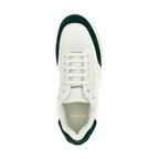 Saint Laurent Bicolor Calfskin Low Top Sneakers