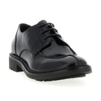 Saint Laurent Black Calfskin Oxfords And Derbies