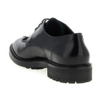 Saint Laurent Black Calfskin Oxfords And Derbies