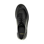 Saint Laurent Black Calfskin Oxfords And Derbies