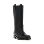 Church's Black Calfskin Over The Knee