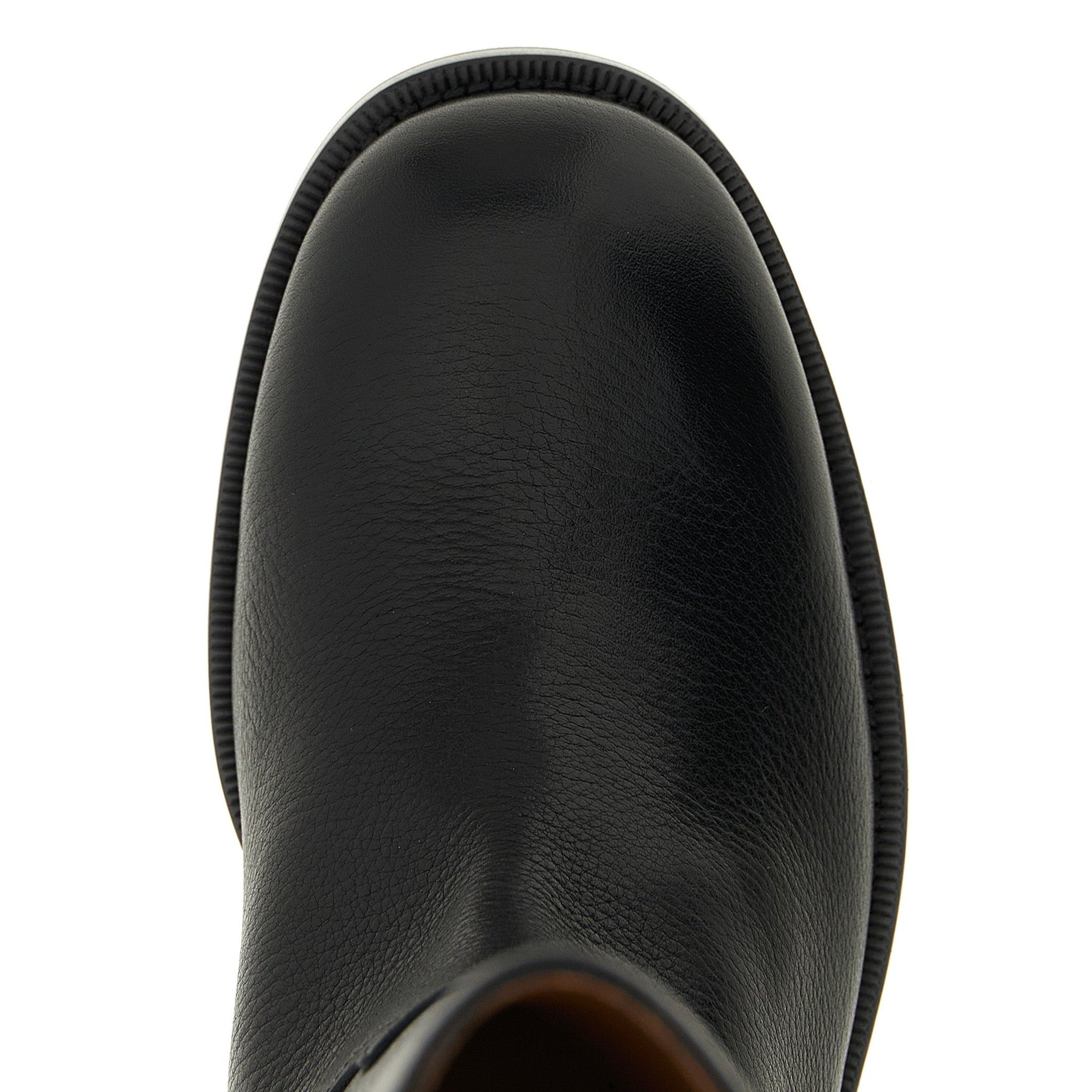 Church's Black Calfskin Over The Knee