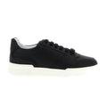 Moschino Black Leather Low Top Sneakers