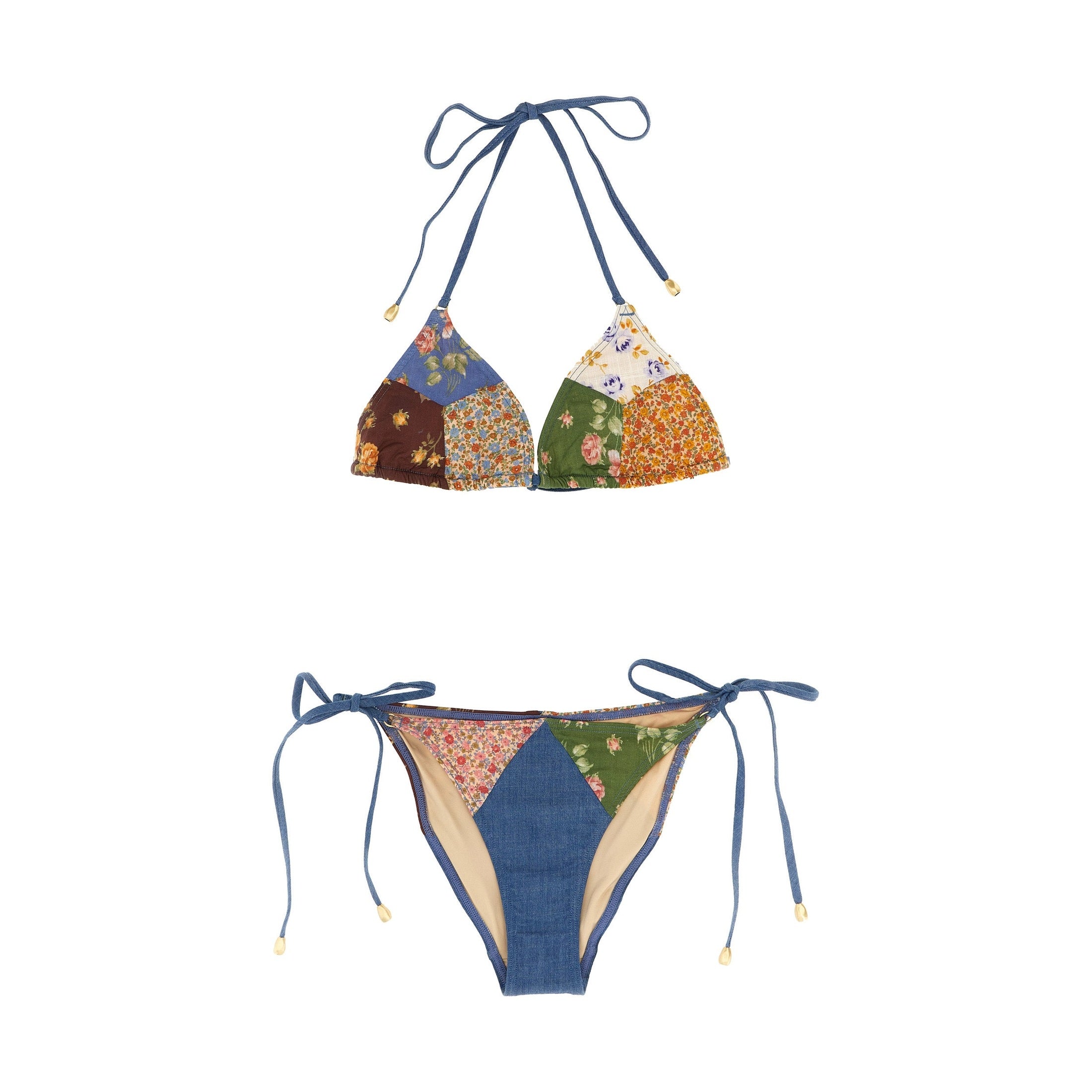 Zimmermann Multicolor Cotton Bikini