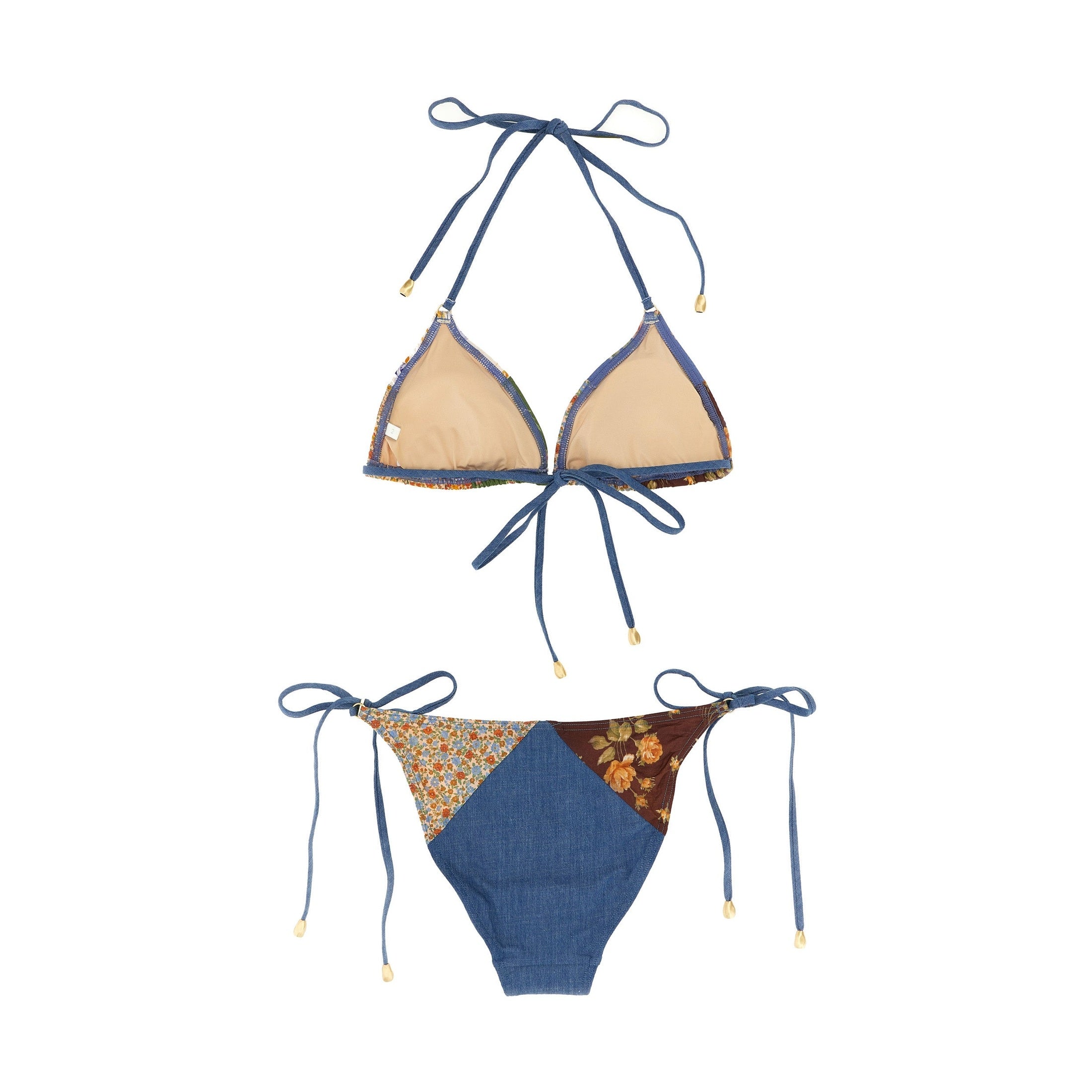 Zimmermann Multicolor Cotton Bikini