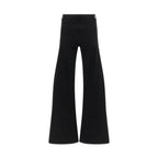 Balenciaga Black Cotton Flared Jeans